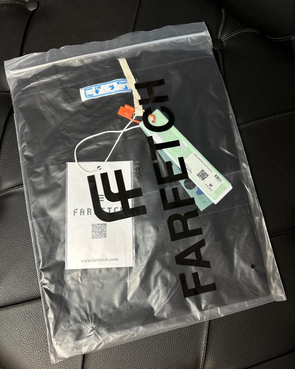 OFF WHT BASKILI ERKEK TSHİRT - Görsel 9