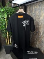 LV NAKIŞ DETAY ERKEK TSHİRT - Görsel 3