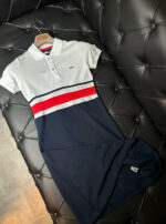 POLO YAKA RENKLİ ELBİSE - Görsel 6