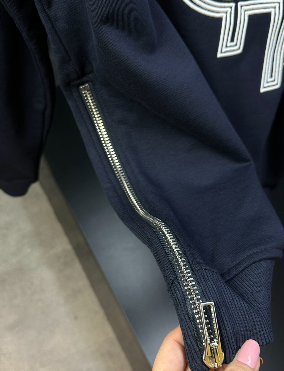 ARMNİ FERMUAR DETAY ERKEK SWEAT - Görsel 5