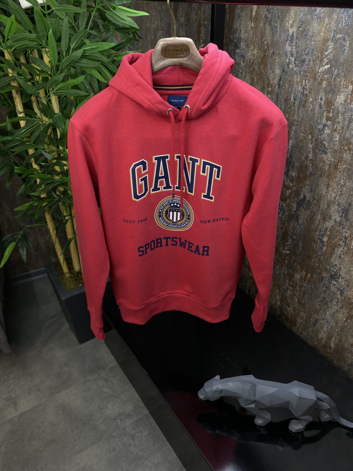 GNT BASKILI ERKEK KAPÜŞONLU SWEAT - Görsel 5