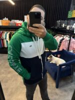 TİMSAH LOGO BLOKLU FERMUARLI ERKEK SWEAT
