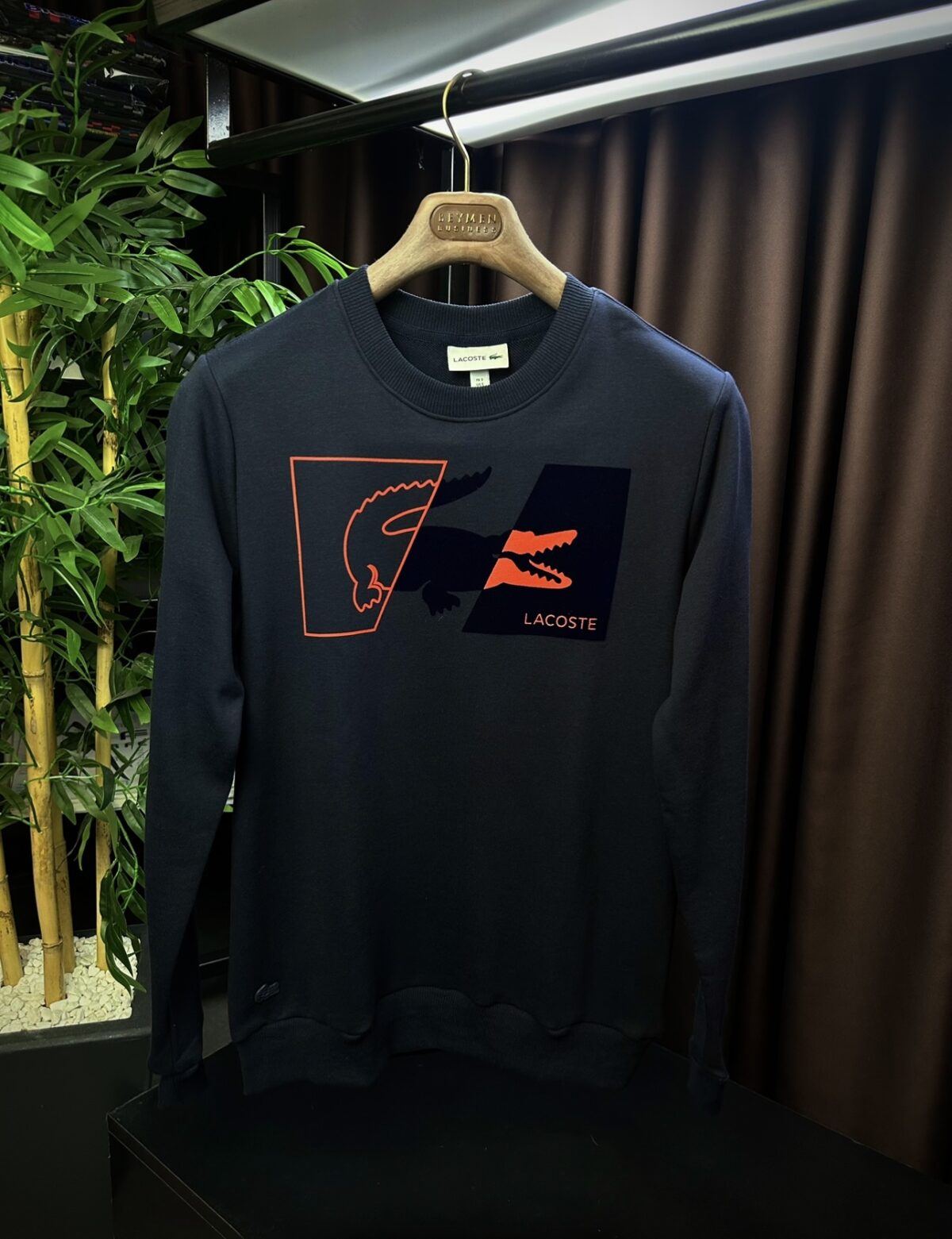 TİMSAH SİLİKON LOGO ERKEK SWEAT - Görsel 1