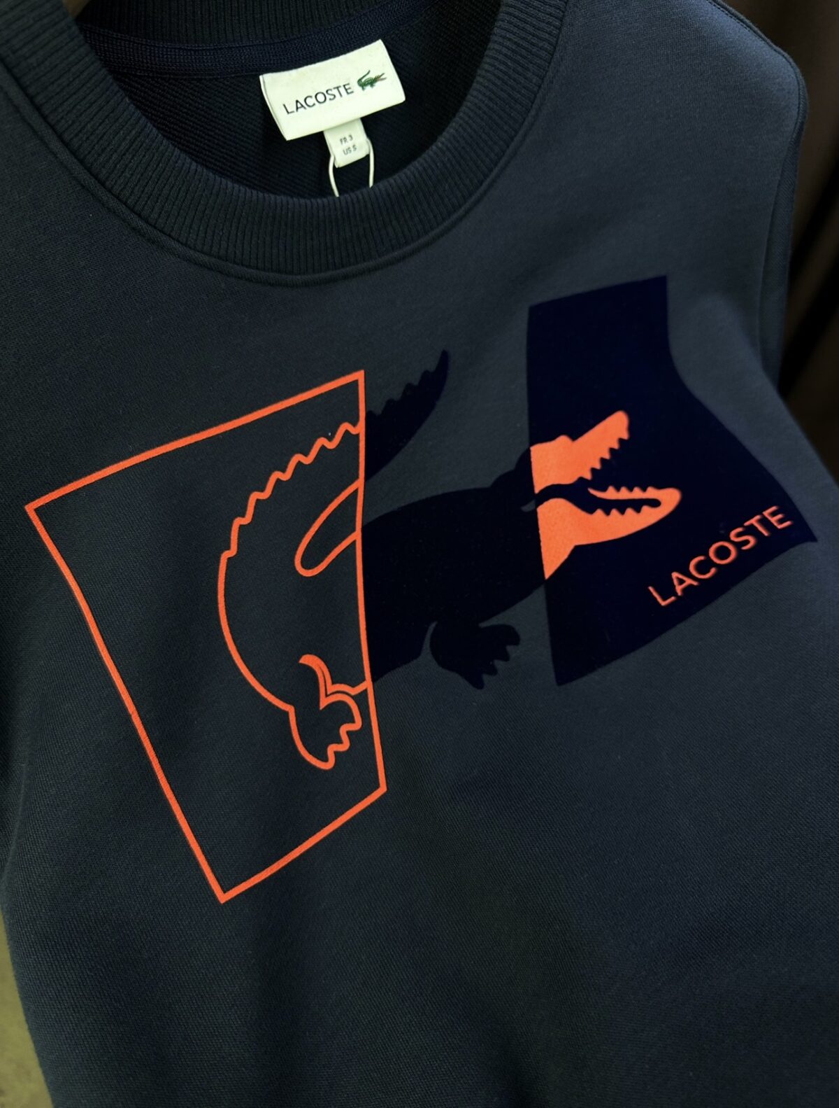 TİMSAH SİLİKON LOGO ERKEK SWEAT - Görsel 3