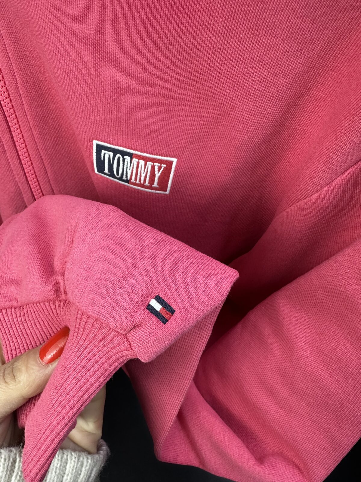 T.H Kadın Pembe Kapüşonlu Sweat - Görsel 4