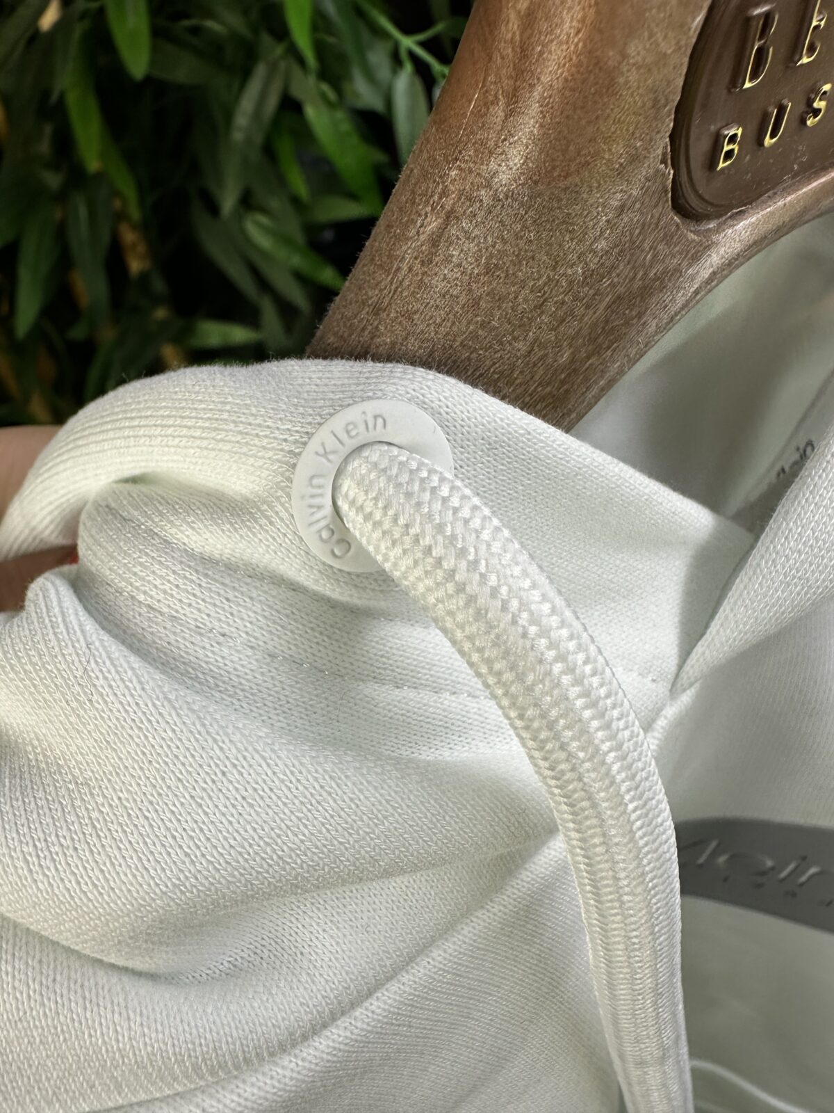 Erkek Kapüşonlu Beyaz Erkek Sweat - Görsel 5