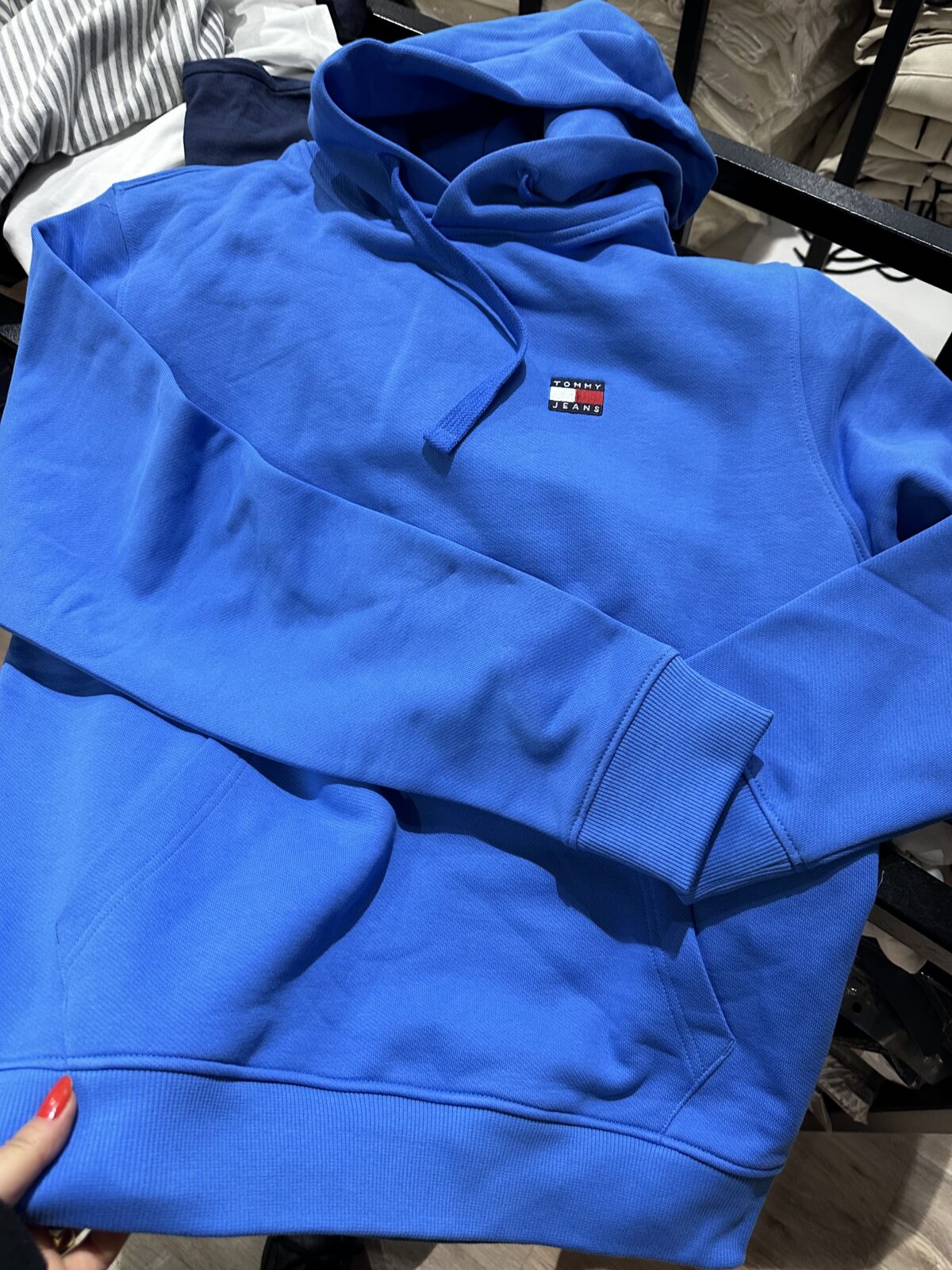 Mavi Erkek Kapüşonlu Sweat - Görsel 1