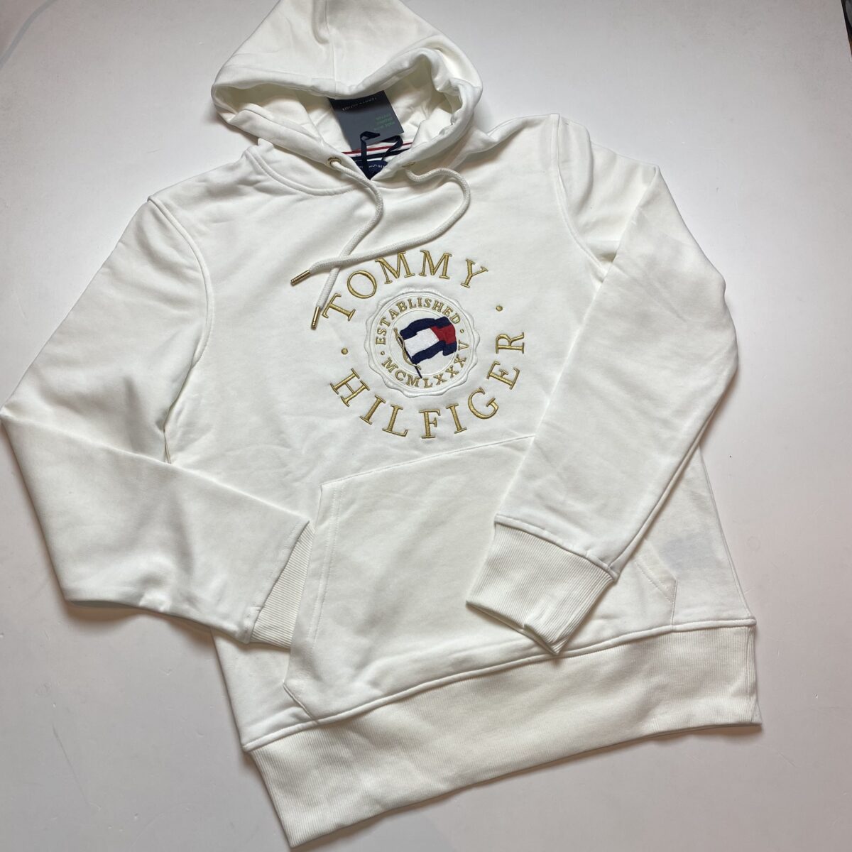 Erkek Krem Rengi Kapüşonlu Sweat - Görsel 3