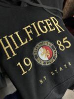 Siyah Erkek Kapüşonlu Sweat - Görsel 4