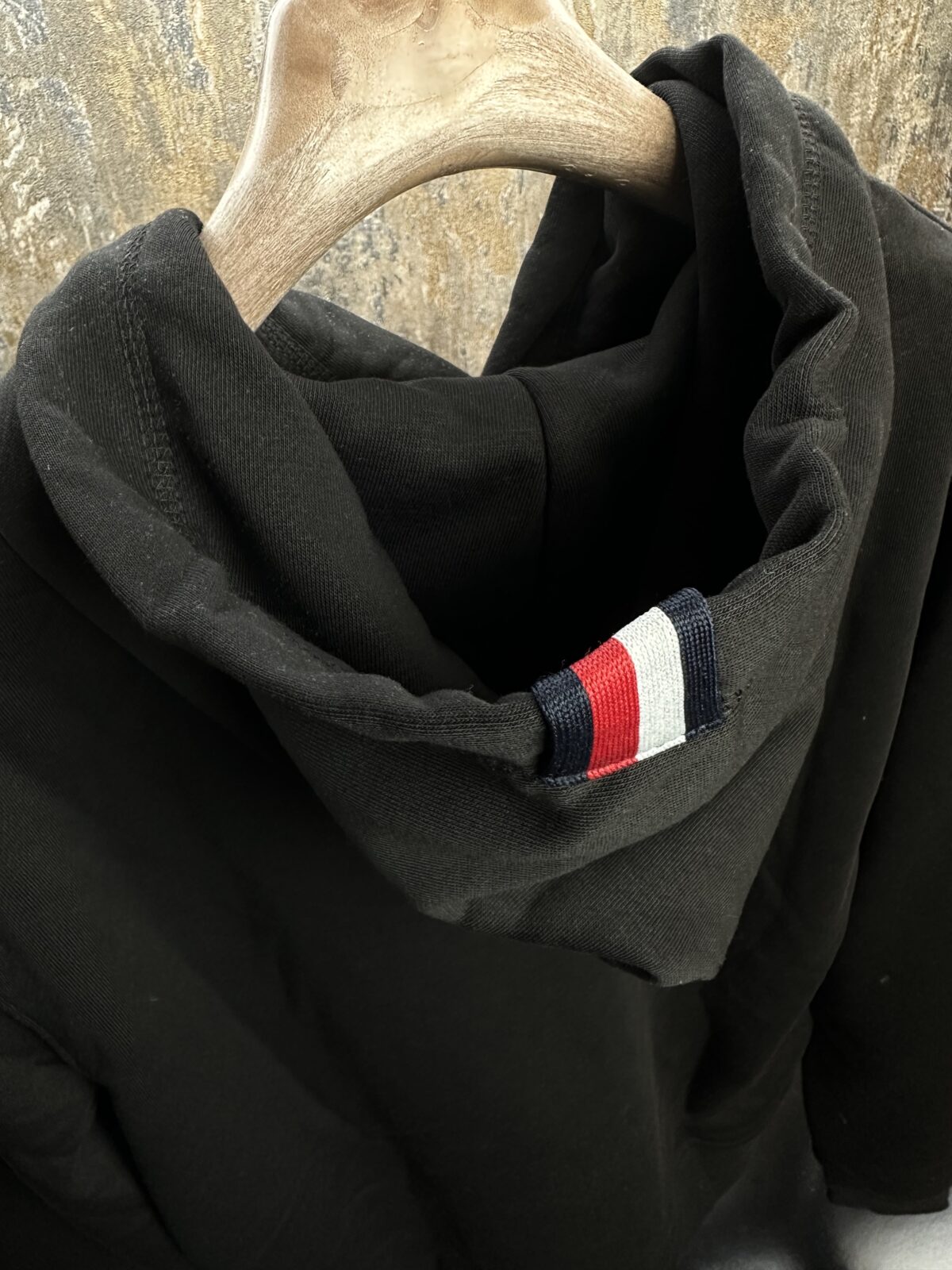 Siyah Erkek Kapüşonlu Sweat - Görsel 6