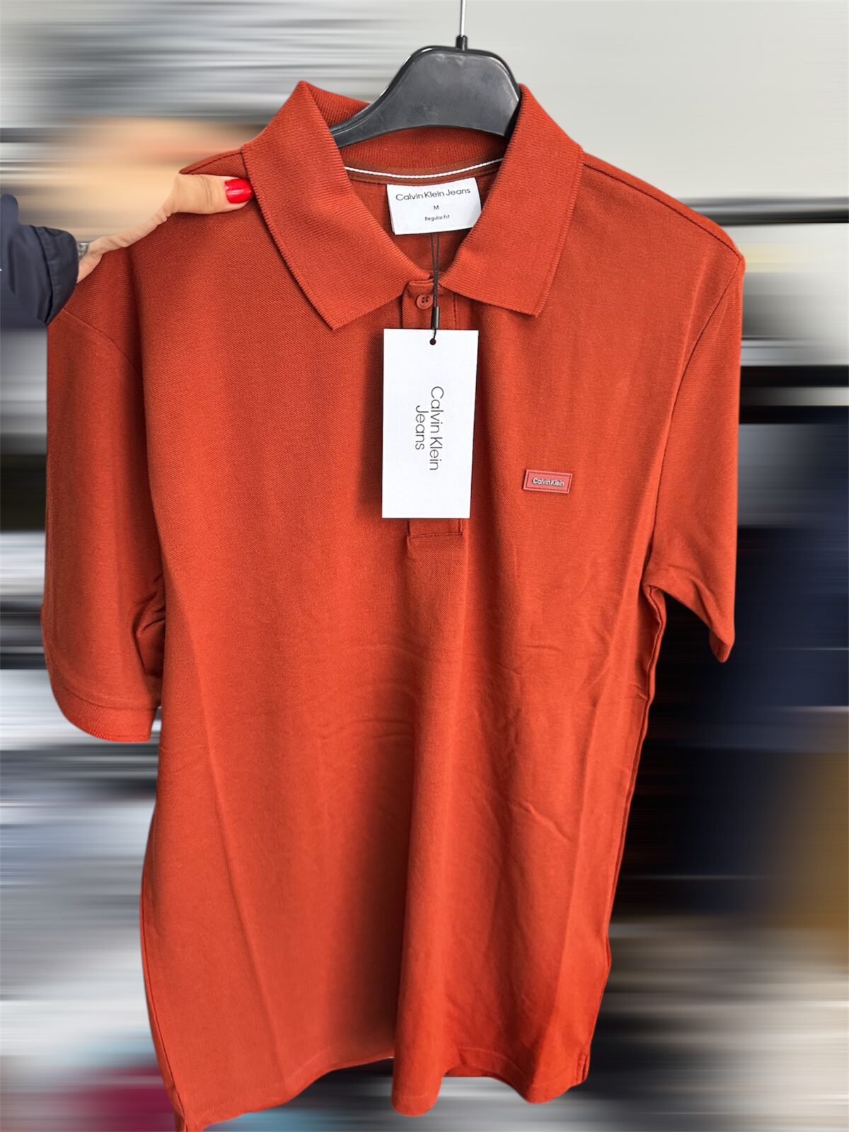 Kiremit Rengi Erkek Polo Yaka - Görsel 1