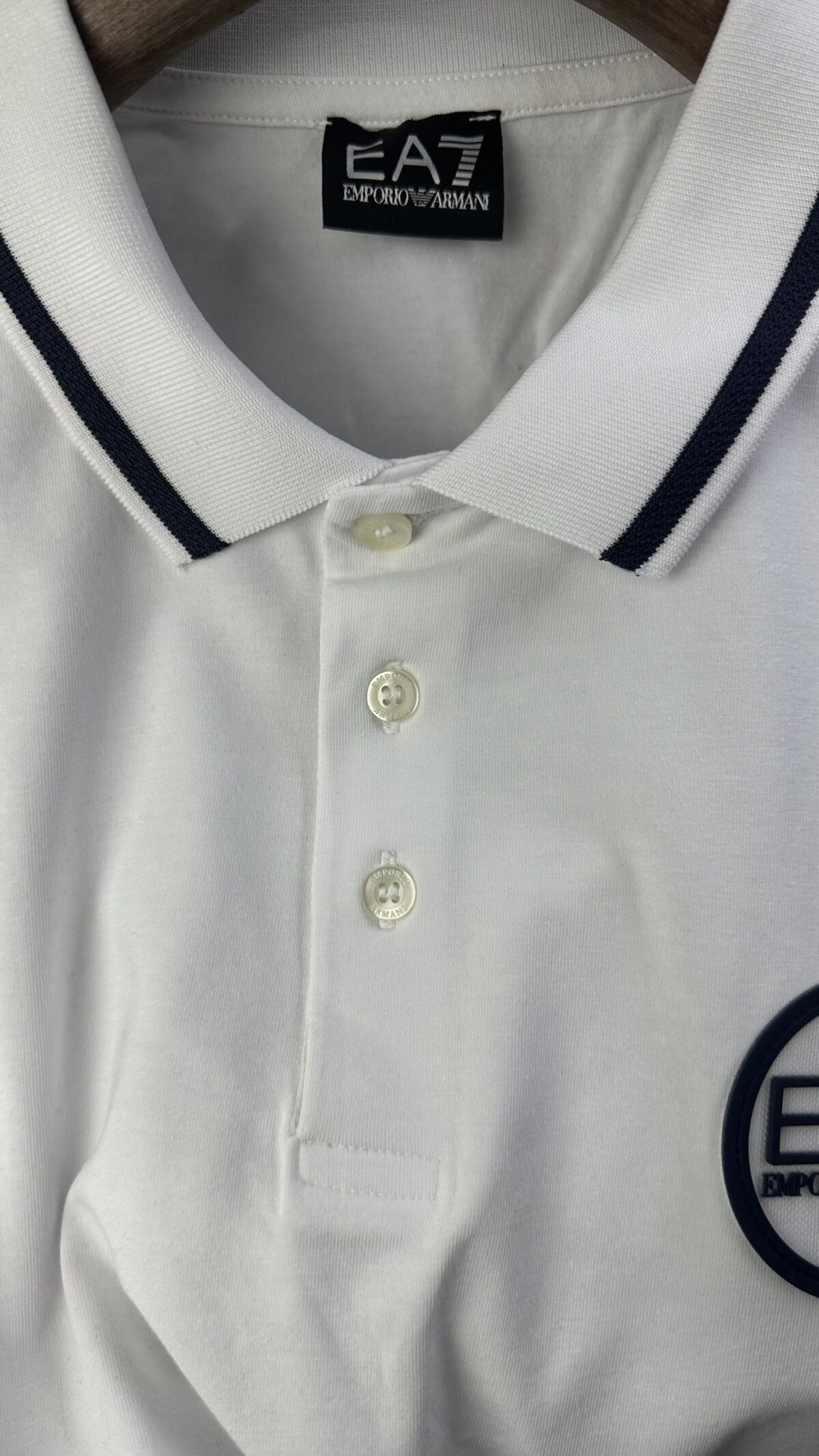 EA Erkek Beyaz Polo Yaka Tshirt - Görsel 5