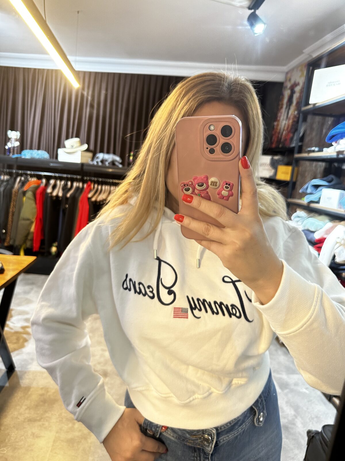 T Kadın Kapüşonlu Sweat - Görsel 2