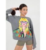 Z Sarı Saçlı Kız Sweat