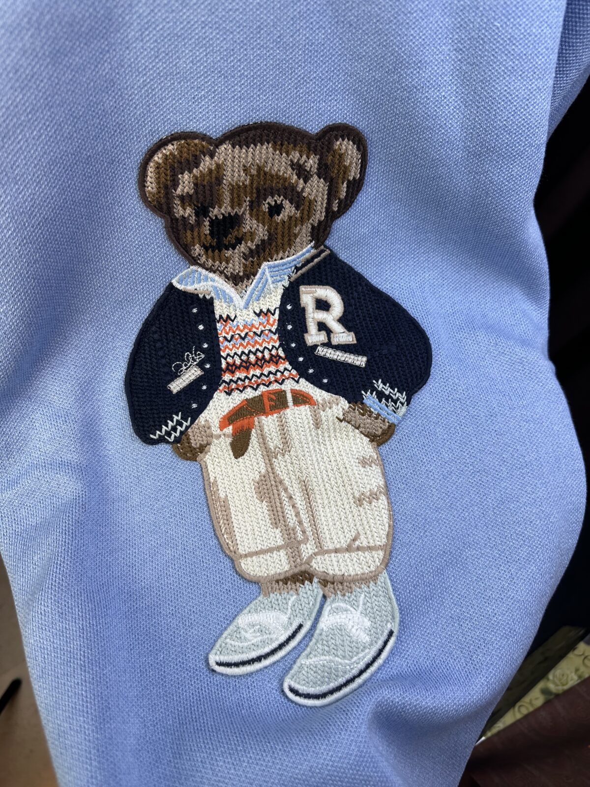 Teddy Mavi Erkek Triko Kazak - Görsel 3
