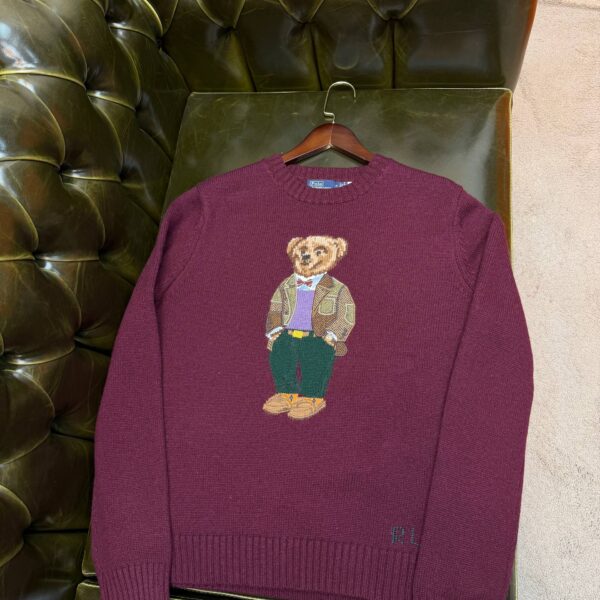 Bear Bordo Kadın Kazak