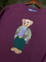 Bear Bordo Kadın Kazak - Görsel 2